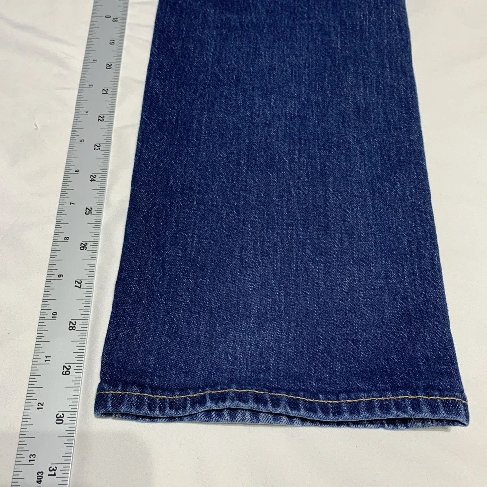 Levi's 514 Jeans Regular Fit Straight Leg Stretch Blue Dark Wash Denim‎ 36x32